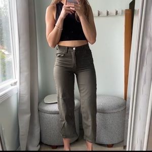 Reformation Stretch Flood Jean in Army